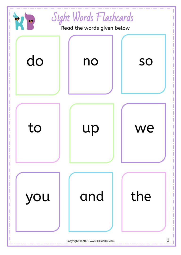 Phonics Flashcards Game for Vocabulary