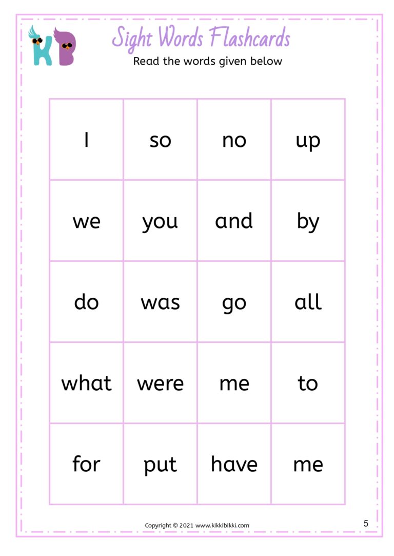 Phonics Reading Flashcards for Beginners