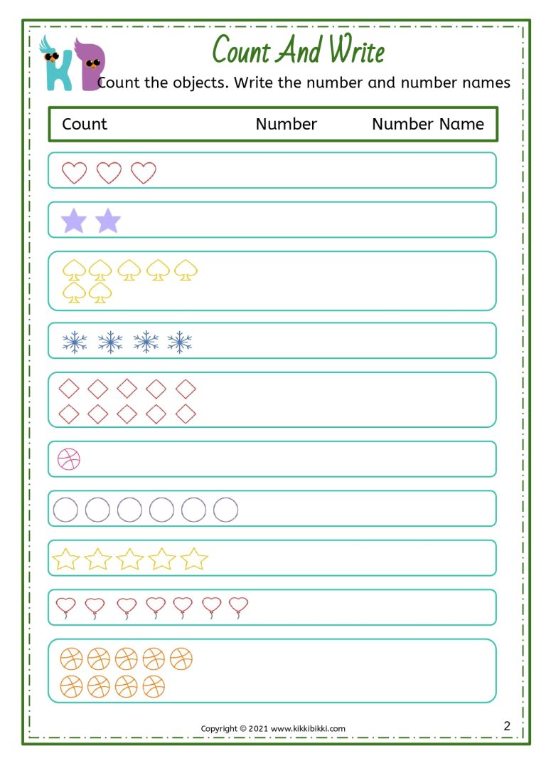 Count and Write