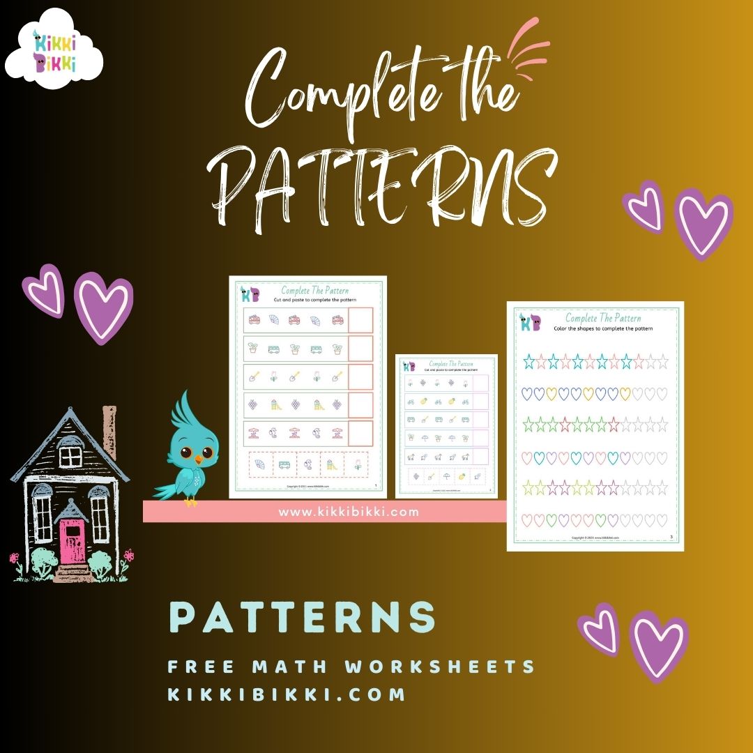 Unlock Early Math Fun: Complete the Patterns Worksheets
