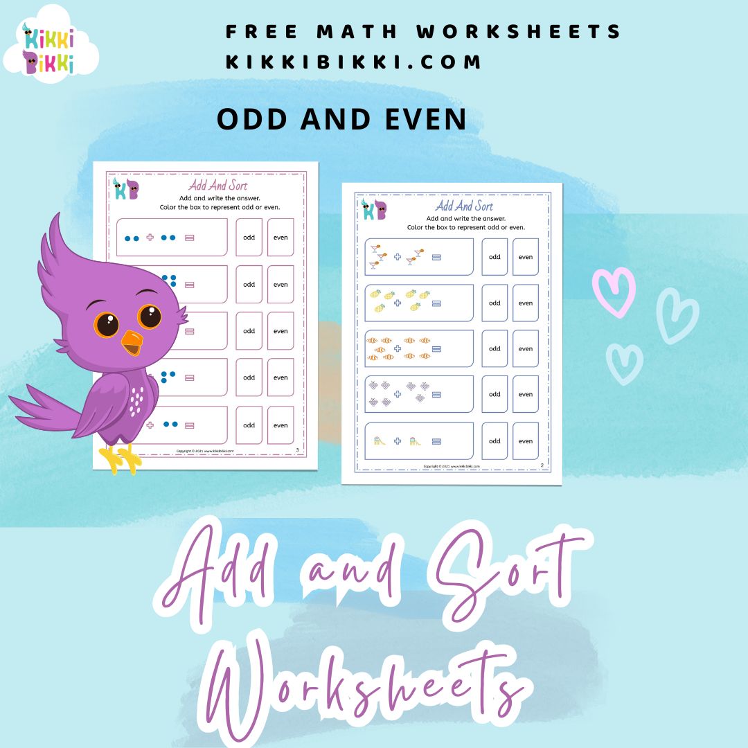 Odd and Even Numbers Worksheets for Kids