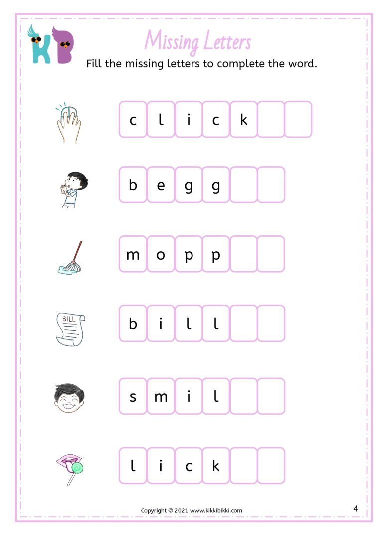 Missing Letters