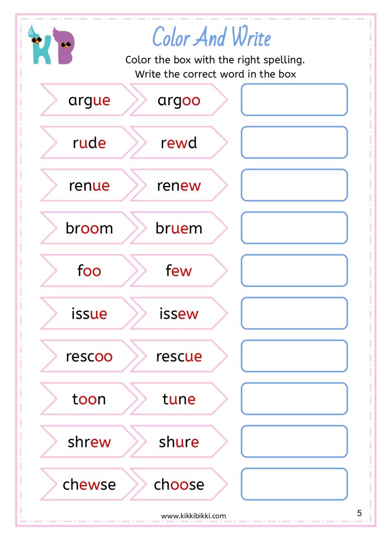Color and Write