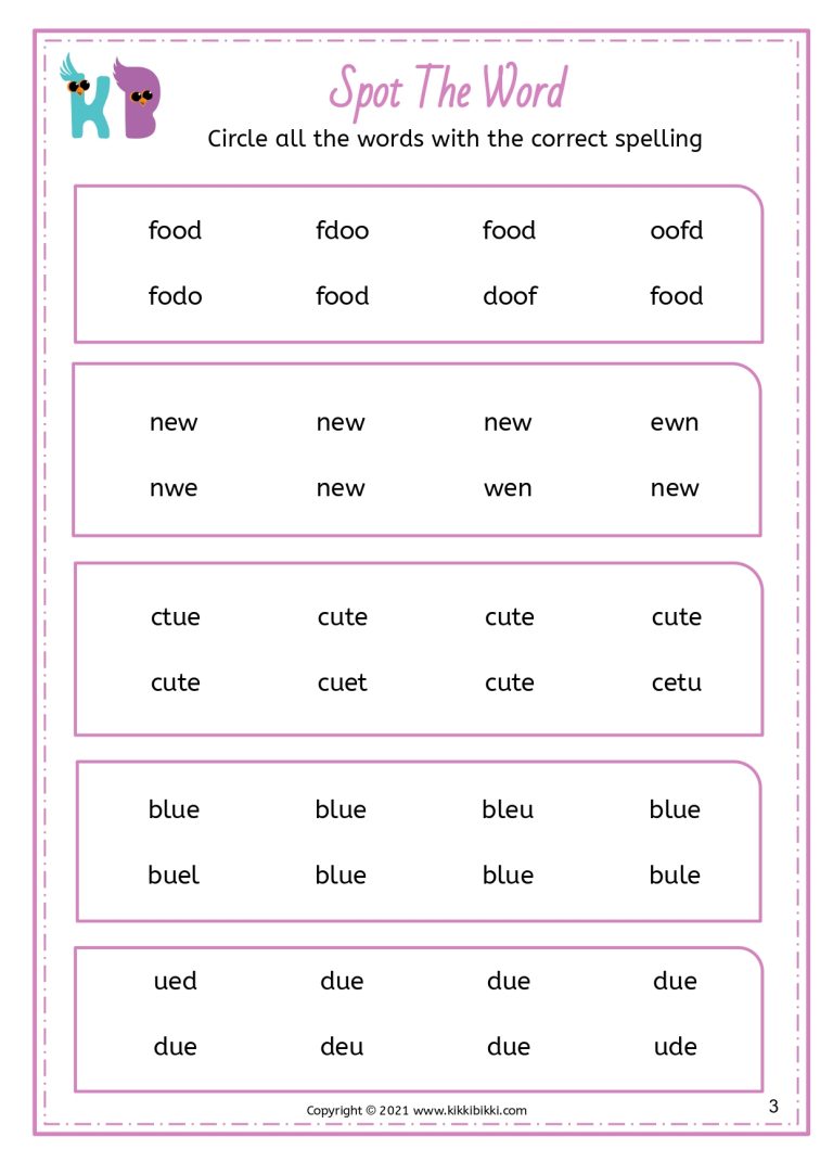 Spot the Word