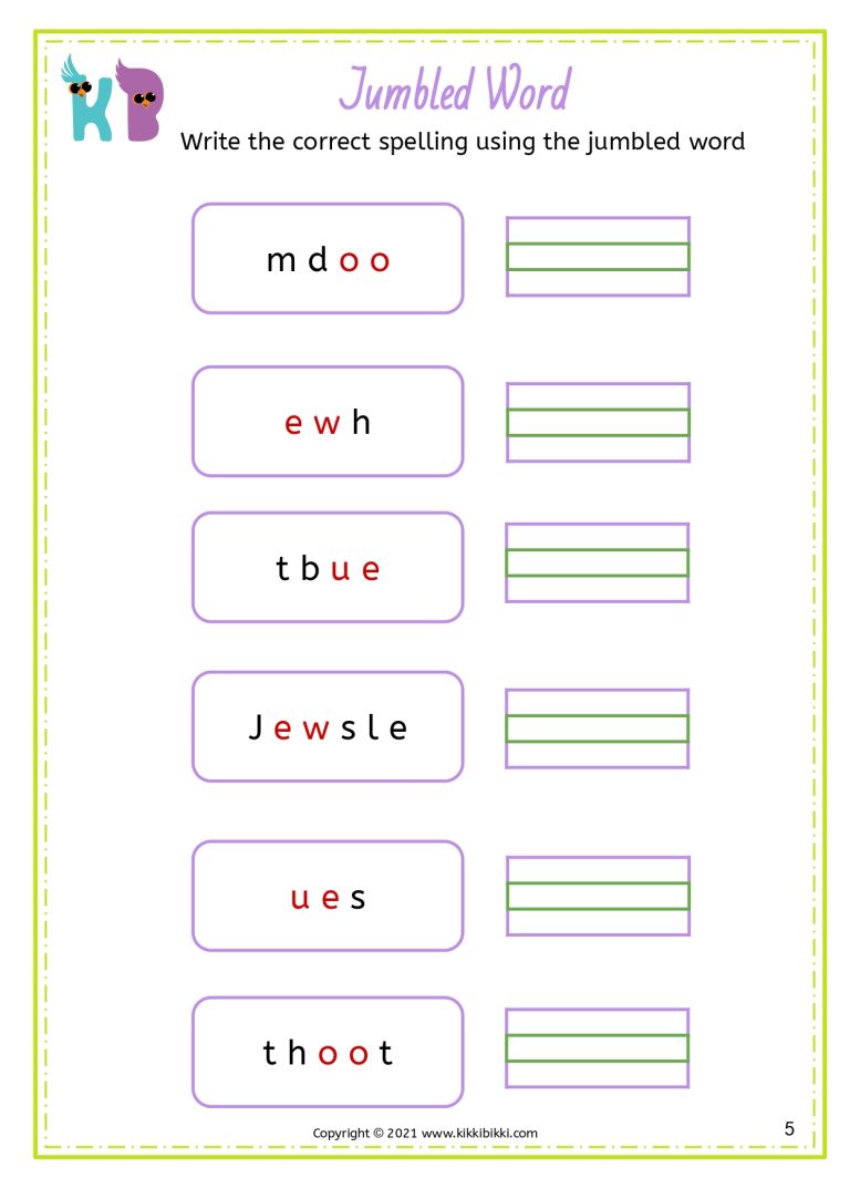 Jumbled Word