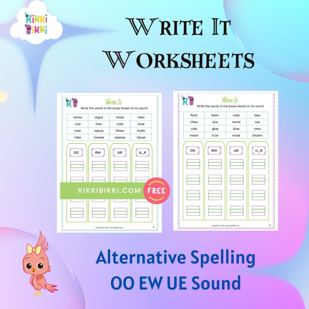 Write It Worksheets Archives - KikkiBikki