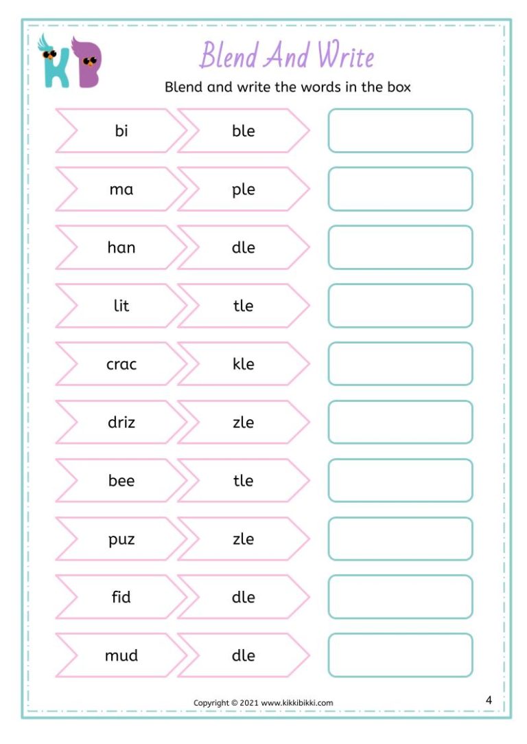 Blend and Write