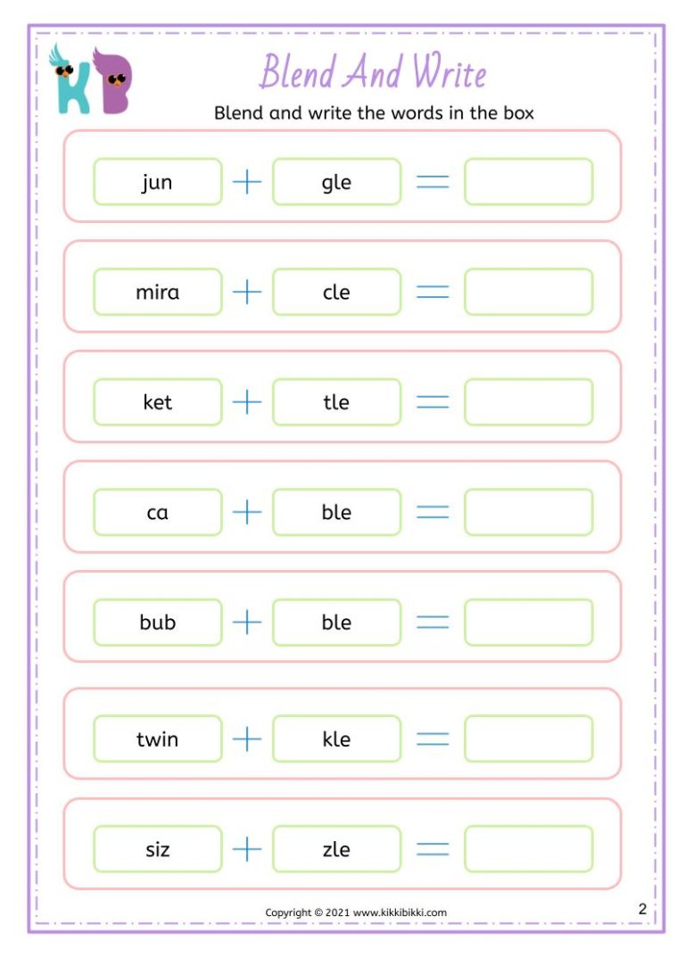 Blend and Write