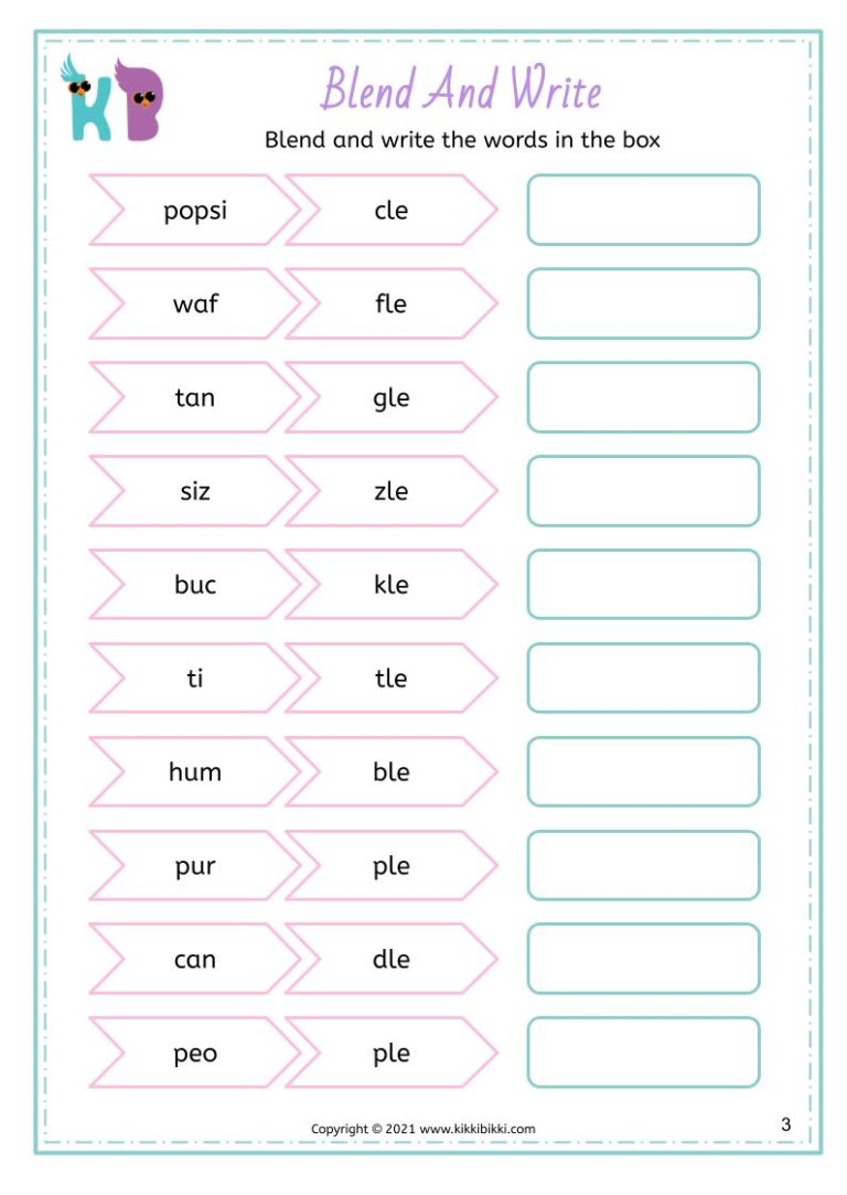 Blend and Write