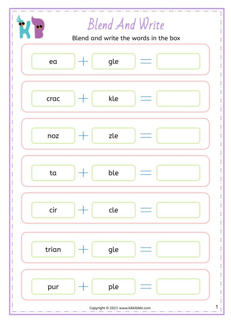 Blend and Write